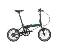 DAHON Vélo pliant électrique K feather, moyeu arrière à assistance motorisée, batterie 24 V 5 Ah, pneu 16 x 1,5 pouces, Vert forêt
