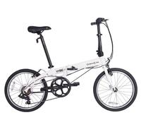 Dahon Vélo Pliant VYBE D7, Vélo Pliable de 20"" Cadre en Aluminium Léger, Engrenages à 7 Vitesses, pour Les Adultes Blanc