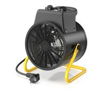 DAHTEC 2000W Chauffage Soufflant - Economique - Angle Réglable&Thermostat | Radiateur électrique, Chauffage Industriel, Carrosserie Acier, Idéal pour la Maison, Atelier et la Chantier