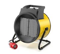 DAHTEC Chauffage Soufflant 9 kW - Chauffe Rapide & Économie d'Énergie | Industriel Radiateur électrique 400V - Angle Réglable & Thermostat - Idéal pour la Garage, Atelier et la Chantier