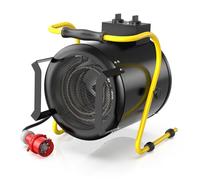 DAHTEC Chauffage Soufflant de Chantier électrique 9 kW 400 V Triphasé