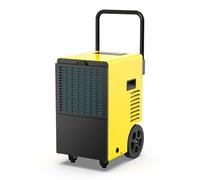 DAHTEC Industriel Déshumidificateur d Air Electrique (max. 30 L/jour), avec Réservoir 7 L Grande Capacité et Vidange, Adapté aux Caves et Pièces Jusqu'à 90 m²/230 m³