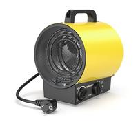 DAHTEC Portable Industrial Radiateur électrique 3000W Chauffage Soufflant avec Poignée - Thermostat & Protection Surchauffe - Idéal Maison/Garage/Chantier