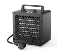 DAHTEC Radiateur électrique 3000W - Céramique - Chauffage Soufflant - Mini Chauffage d'appoint - Chauffe Rapide & Économie d'Énergie - Conception compacte pour bureau - Noir