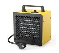 DAHTEC Radiateur électrique 3000W - Céramique - Chauffage Soufflant - Mini Chauffage d'appoint - Chauffe Rapide & Économie d'Énergie - Conception compacte pour bureau - Jaune
