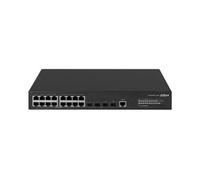 Dahua AS4300 Series DH-AS4300-16GT4GF - Commutateur - C2+ - Géré - 16 x 10/100/1000 + 4 x 100/1000 SFP (liaison montante) - de bureau, Montable sur rack