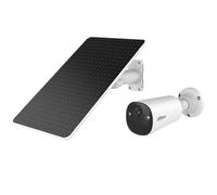 Dahua BF8C Caméra de Surveillance Solaire extérieure 8 MP avec 4K Ultra HD & Champ de Vision 122° - Caméra Solaire, WiFi avec détection IA, Vision Nocturne Couleur, IP66, Audio bidirectionnel, Blanc