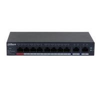 Dahua Technology DH-CS4010-8GT-110 commutateur réseau Géré L2 Gigabit Ethernet (10/100/1000) Connexion Ethernet, supportant l'alimentation via ce port (PoE) Noir