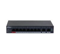 Dahua Technology DH-CS4010-8GT-110 commutateur réseau Géré L2 Gigabit Ethernet (10/100/1000) Connexion Ethernet, supportant l'alimentation via ce port (PoE) Noir