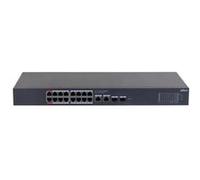 Dahua CS4220-16GT-240 - Commutateur - cloud managed - intelligent - 16 x 10/100/1000 (PoE) + 2 x 10/100/1000 (liaison montante) + 2 x Gigabit SFP