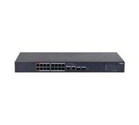 Dahua DH-CS4218-16ET-190 - Commutateur - géré par le cloud - intelligent - 2 x 10/100 (High PoE) + 14 x 10/100 (PoE) + 2 x 10/100/1000 (liaison