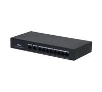 Dahua DH-PFS3010-8GT-65 - Commutateur - economical - non géré - 8 x 10/100/1000 (PoE) + 2 x 10/100/1000 (liaison montante) - de bureau - PoE (65 W)