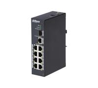 Dahua DH-PFS3110-8T - Commutateur - non géré - 8 x 10/100 + 1 x 10/100/1000 + 1 x Gigabit SFP - Montage sur rail DIN