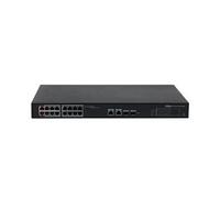 Dahua DH-S4101-16ET2GF-240-C - Commutateur - géré par le cloud - intelligent - 2 x 10/100/1000 (High PoE) + 16 x 10/100 (PoE) + 2 x Gigabit SFP