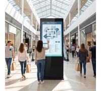 Dahua DHI LDV55 HAI400TL Totem Tactile 55'' Totem vertical de 55’’ avec technologie tactile à 10 points, dalle IPS 4K, Android 11 intégré et gestion