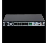 Dahua Enregistreur IP NVR NVR4216-16P-4KS3 16 voies PoE 12MP 160 Mbps HDMI/VGA Noir