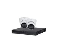 DAHUA IP 5MP Value Kit 2x Caméra Série Audio 1531 Tourelle Fixe 2.8mm-IR 30M + 8 Canaux POE NVR + 1 To Maximum 8 caméras
