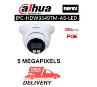 Dahua IPC-HDW3549TM-AS-LED 5MP Full-color Fixed-focal Warm LED Eyeball WizSense