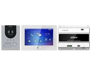 DAHUA - Kit d'interphone vidéo pour Villa à encastrer Complet Dahua - KTD01S