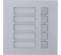 Dahua - Module supplémentaire avec 5 touches pour station extérieure modulaire VTO4202F-MB5 - Dahua - VTO4202F-MB5