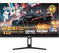 Dahua Moniteur de jeu QHD 27 pouces (LM27-E331AY) - 200Hz, MPRT 1ms, panneau IPS, 1440p, HDMI 2.1 et DP 1.4, support réglable en hauteur, 95% DCI-P3, HDR10, technologie de soins oculaires