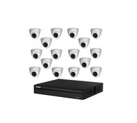 DAHUA Pack de vidéosurveillance cvi 16 caméras dômes - sans hdd