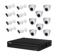 Pack de vidéosurveillance CVI 16 caméras Noir