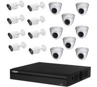 Pack de vidéosurveillance CVI 16 caméras Noir