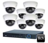 DAHUA Pack de vidéosurveillance CVI 8 caméras dômes - sans HDD