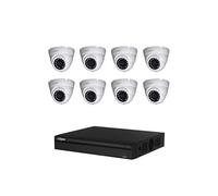 DAHUA Pack de vidéosurveillance cvi 8 caméras dômes - sans hdd