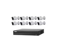 DAHUA Pack de vidéosurveillance ip poe 8 caméras extérieures hd 3 mp 1080p - 1to