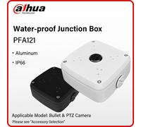 Dahua PFA121 - boîte de jonction étanche, supports de caméra, support en aluminium pour SD3E405DB-GNY-A-PV1 SD3C405DB-GNY-AW-PV HFW5442E-ZE, etc. PFA121 Black