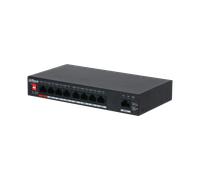 Dahua PFS3009-8ET1GT-96-V2 Switch de bureau non géré 9 ports avec PoE 8 ports