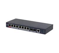 Dahua S4210-8GT-110 - Commutateur - Géré - 1 x 10/100/1000 (High PoE) + 7 x 10/100/1000 (PoE) + 2 x Gigabit SFP (liaison montante) - de bureau,