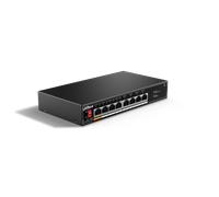 Dahua DH-SF1008LP - Commutateur - non géré - 3 x 10/100 (PoE) + 1 x 10/100 (Hi-PoE) + 4 x 10/100 - de bureau - High PoE / PoE (60 W)