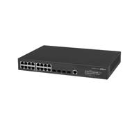 Dahua AS4300 Series DH-AS4300-16GT4GF - Commutateur - C2+ - Géré - 16 x 10/100/1000 + 4 x 100/1000 SFP (liaison montante) - de bureau, Montable sur rack