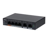 Dahua Technology DH-CS4006-4GT-60 commutateur réseau Géré L2 Gigabit Ethernet (10/100/1000) Connexion Ethernet, supportant l'alimentation via ce port (PoE) Noir