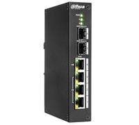 Dahua Technology PFS3206-4P-96 commutateur réseau Géré L2 Fast Ethernet (10/100) Connexion Ethernet, supportant l'alimentation Via ce Port (PoE) Noir