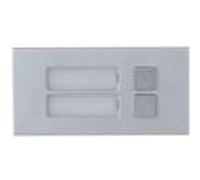 Dahua VTO4202F-MB2 Module à 2 boutons d'appel mécaniques pour la série VTO4202F-X