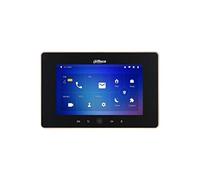 DAHUA VTH5221D-S2 MONITOR INTERIOR 7" DE SUPERFICIE PARA VIDEOPORTERO IP WIFI POE SD 6E 1S ALARMA NEGRO