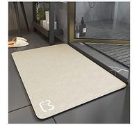 Dai Lufei Tapis de Bain Antidérapant Super Absorbant Diatomite Tapis Salle de Bain Microfibre Baignoire Douche Doux Séchage Rapide