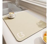Dai Lufei Tapis de Bain Antidérapant Super Absorbant Diatomite Tapis Salle de Bain Microfibre Baignoire Douche Doux Séchage Rapide