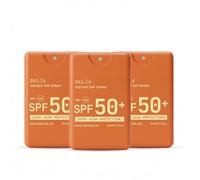 dai.ly Pack 3 Sprays Protector Solar Facial SPF 50+ | Fotoprotector Cara Amplio Espectro UVA UVB | Formato Bolsillo 20ml | Pack 3 Unidades