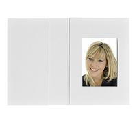 Daiber Cadre en papier blanc mat 01021 3,6 x 5 cm lot de 100