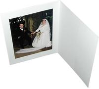 1x100 Daiber Chemises Portrait AV.Passe-Partout 15x20 Blanc Mat