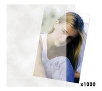 Daiber 43011 Enveloppe Argent, Blanc 1000 Pièces