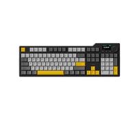 DAIDAI AJAZZ AK35I V3 Clavier de jeu mécanique pleine taille remplaçable à chaud avec écran et bouton 2,4 G/BT/USB-C Plaque FR4 Batterie 8000 mAh LED RVB orientée sud (axe avocat)