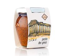 Daidone - Pesto des Grecs Artisanal Sicilien avec Fenouil, Tomate, Anchois et Piment - 12 Bocaux de 180g