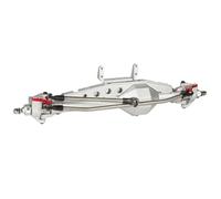DAIHAOEE Ensemble d'essieux diamantés en Aluminium for chenilles RC 1/10, for châssis Wraith 90018 RR10 Bomber SMT10 Capra 1.9UTB Roll Cage Rock Racer(Silver Front Axle)