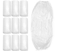 Daijianbin Lot de 100 manchettes de bras jetables imperméables à manches longues de 15,7 cm pour , bleu